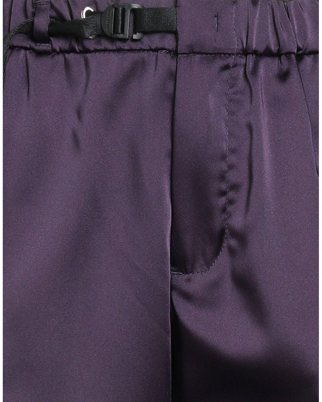 White Sand Blue Pants Polyester, Elastane