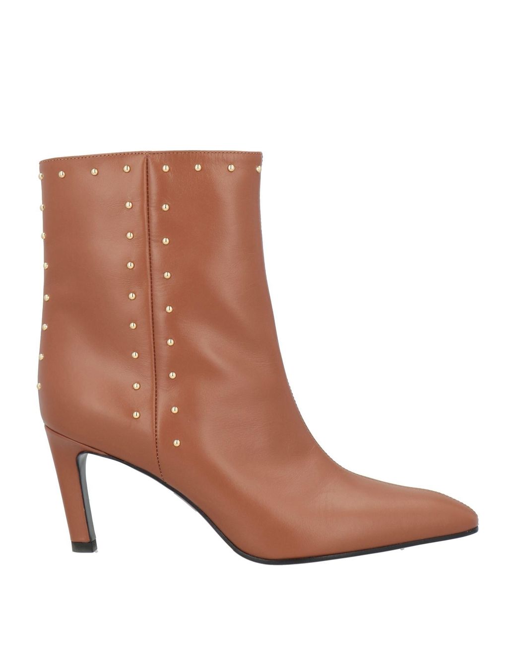 Lella Baldi Brown Ankle Boots Leather