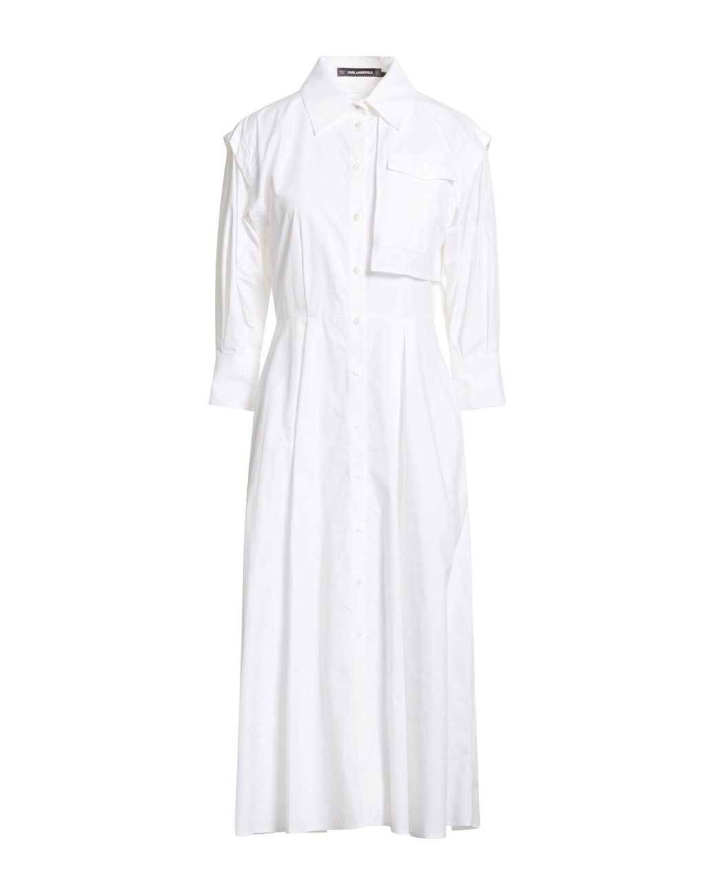 Karl Lagerfeld White Midi Dresses