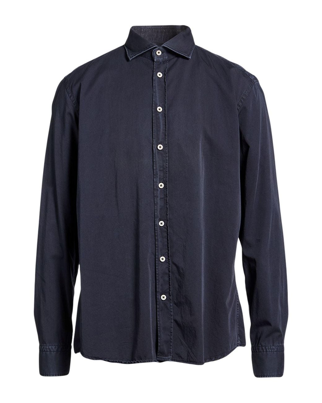 BASTONCINO Blue Midnight Shirt Cotton for men