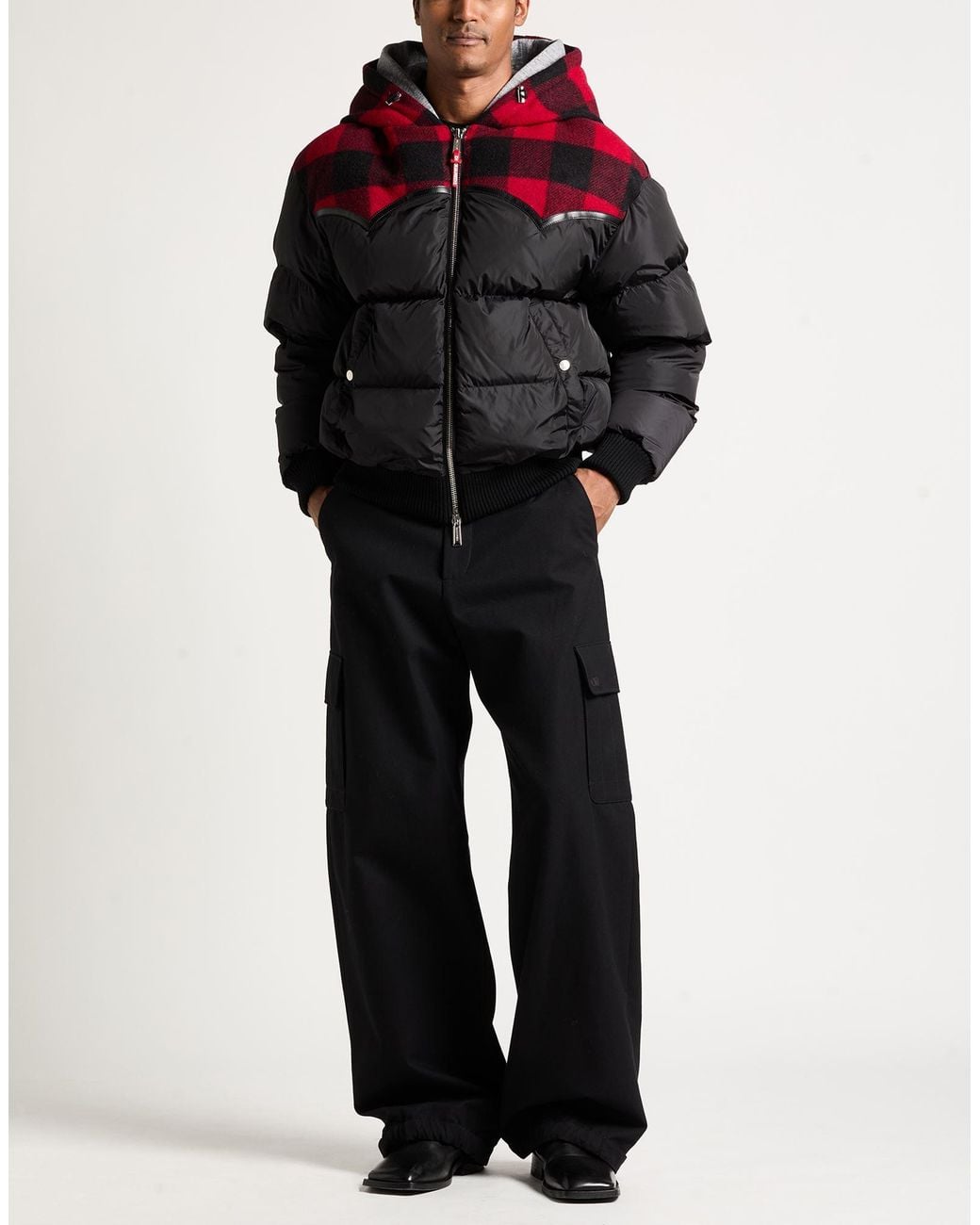 DSquared² Black Puffer Polyamide for men
