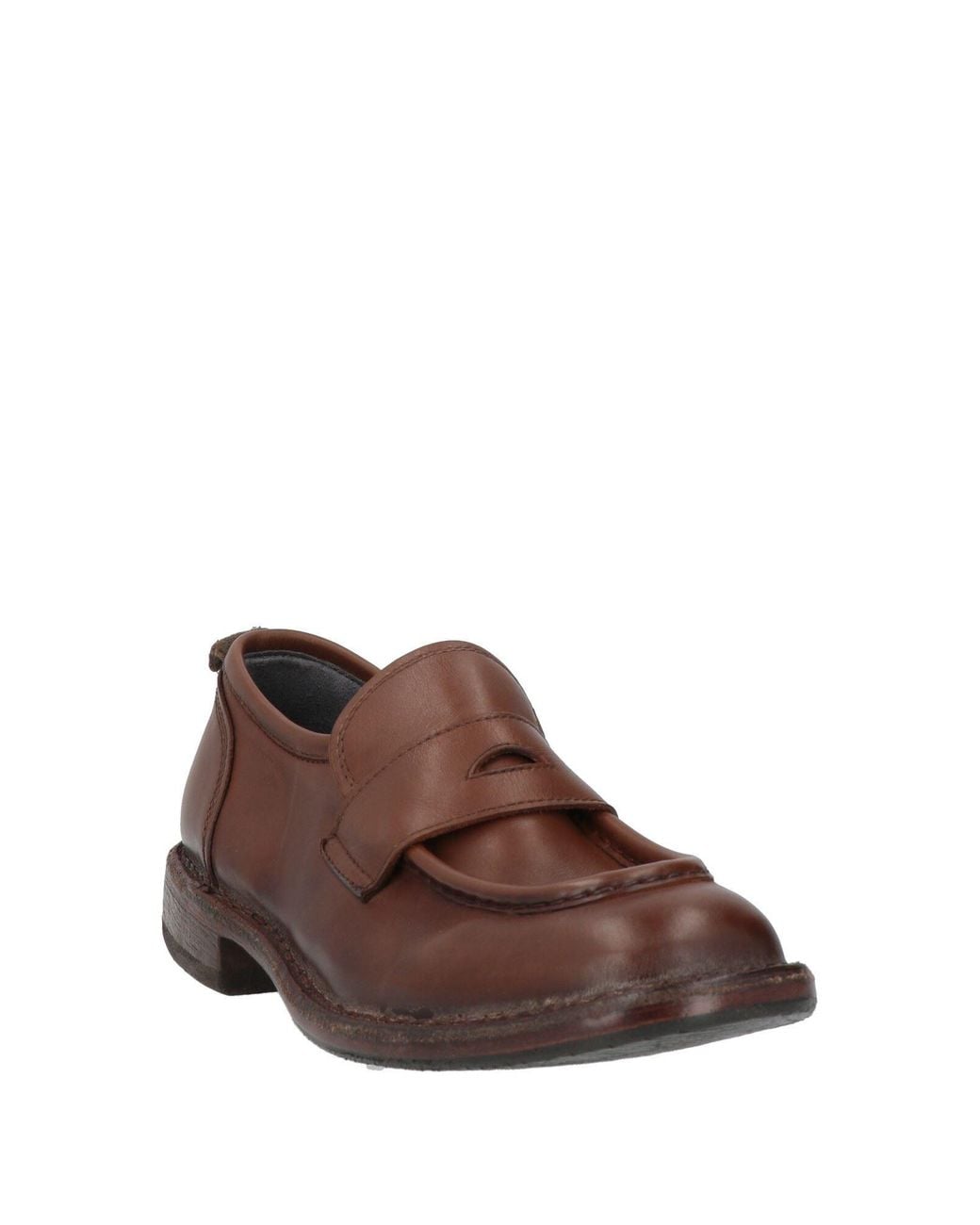 Moma Brown Dark Loafers Calfskin
