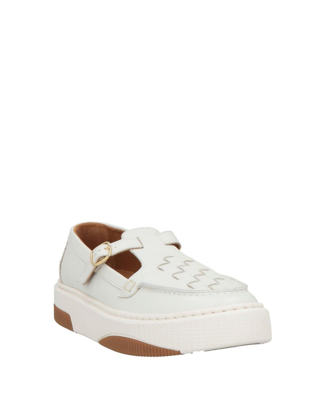 Voile Blanche White Ballet Flats