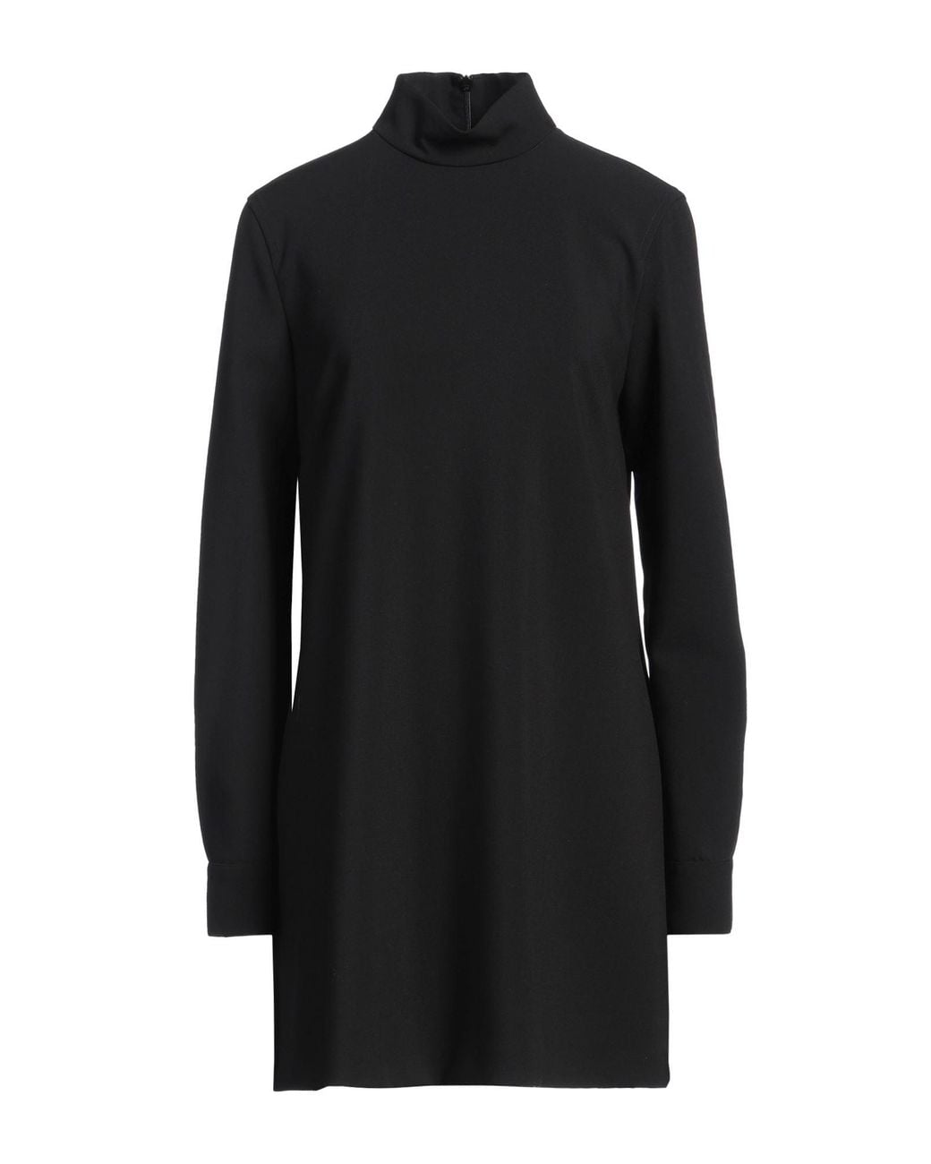 Pinko Black Mini Dress Polyester, Viscose, Elastane