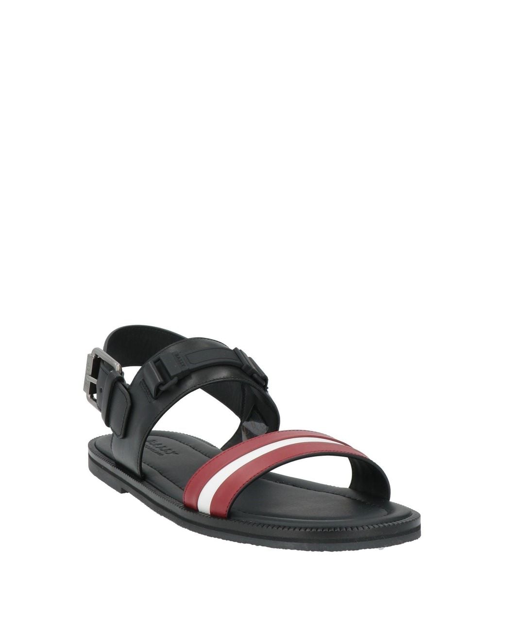 Bally White Burgundy Sandals Leather for men