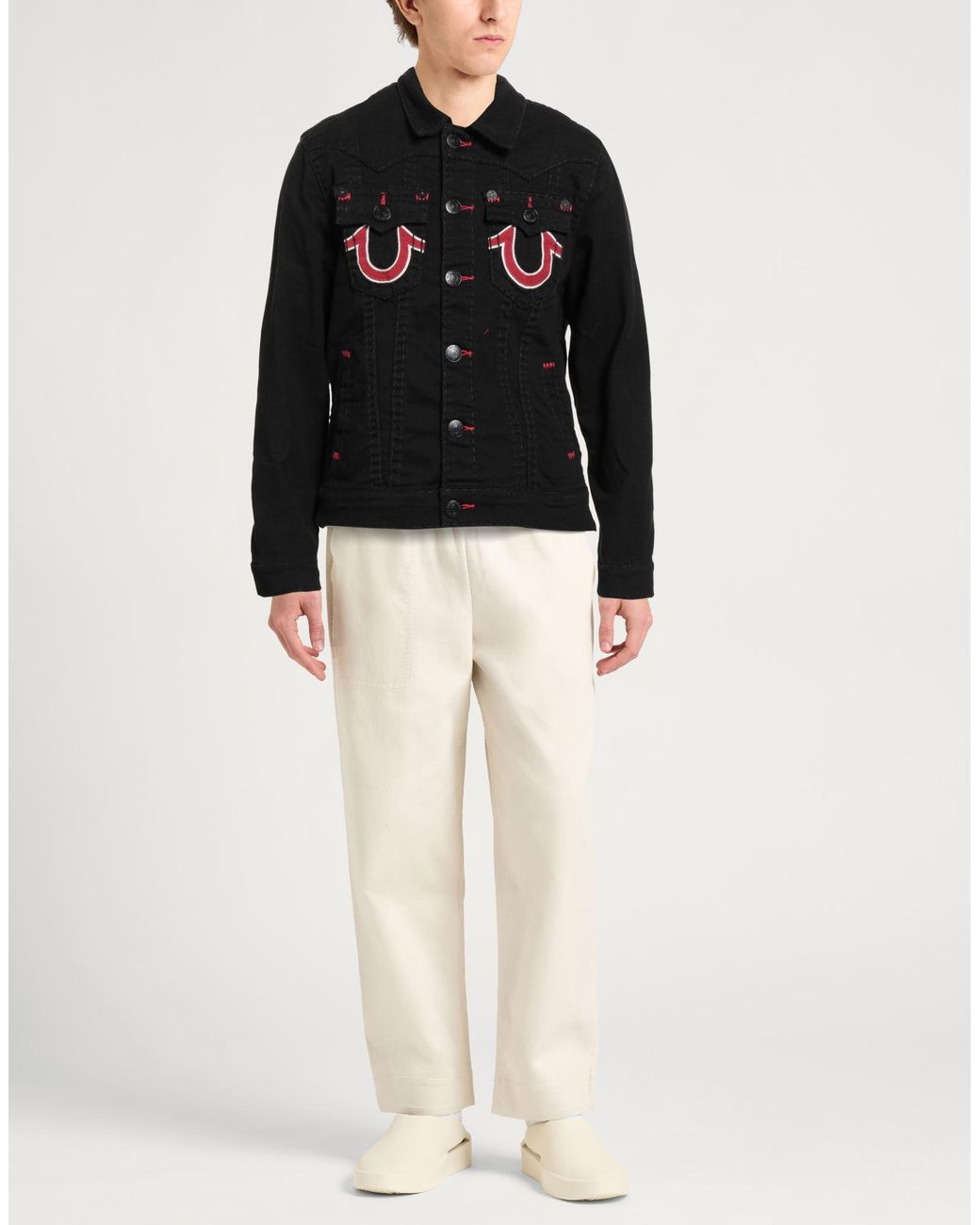 True Religion Black Denim Outerwear for men