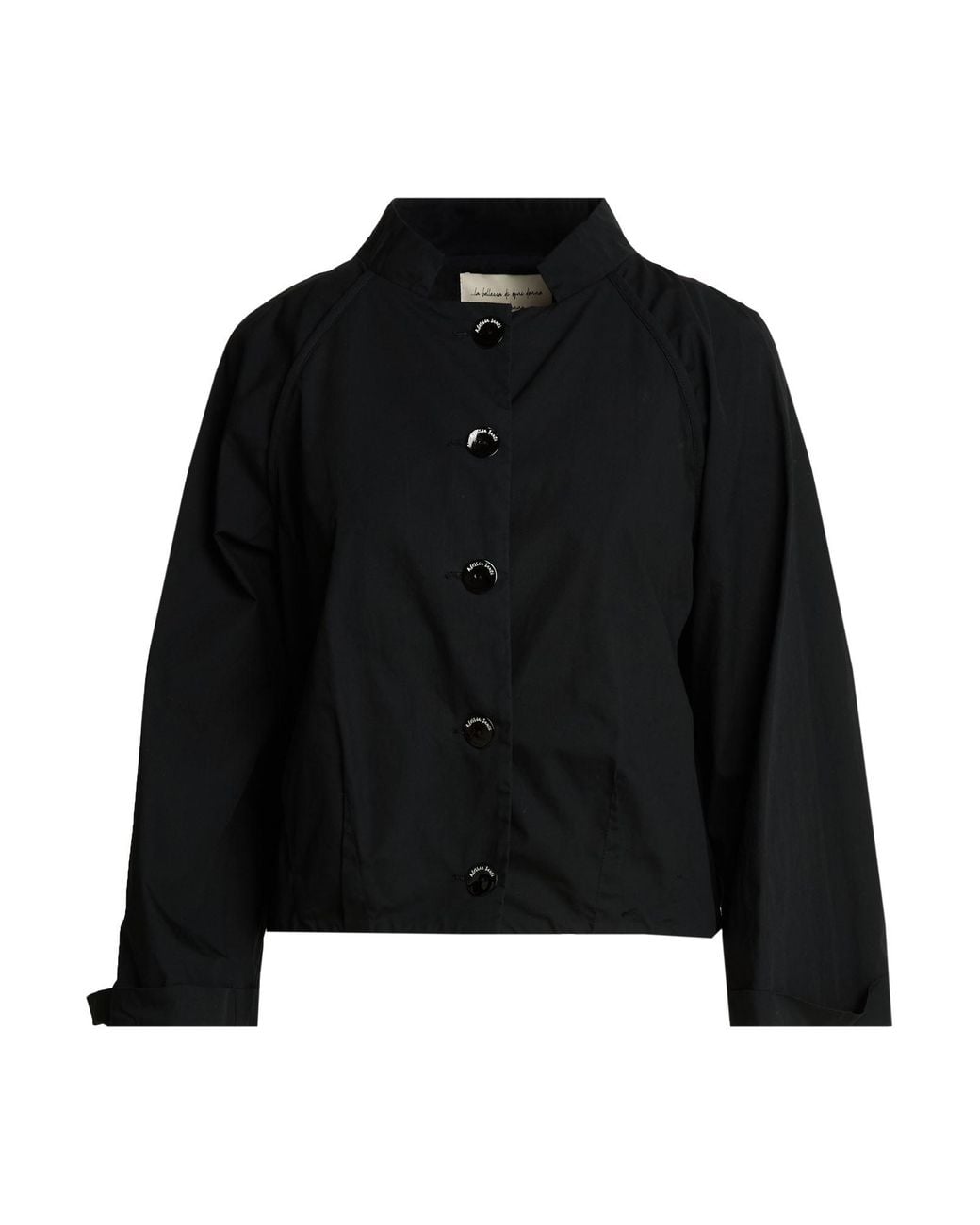 ALESSIA SANTI Black Jacket Cotton