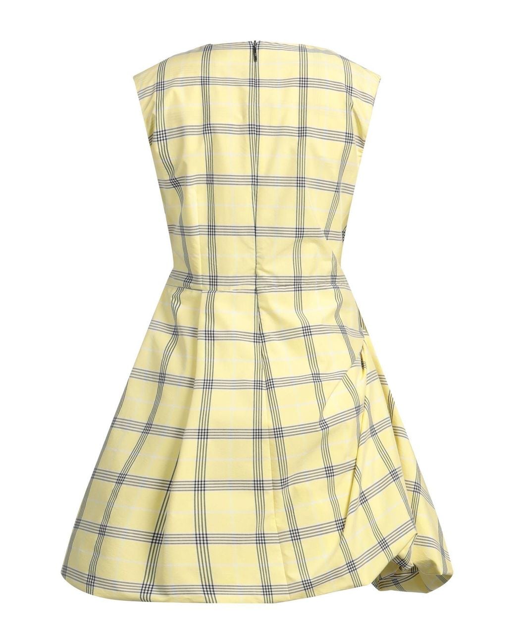 MSGM Yellow Mini Dress Cotton, Polyester