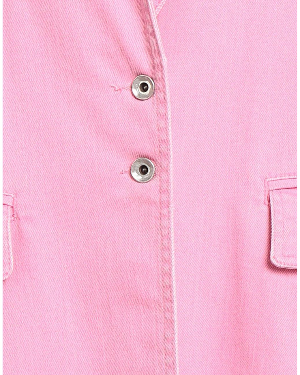 Patrizia Pepe Pink Blazer Cotton, Elastane