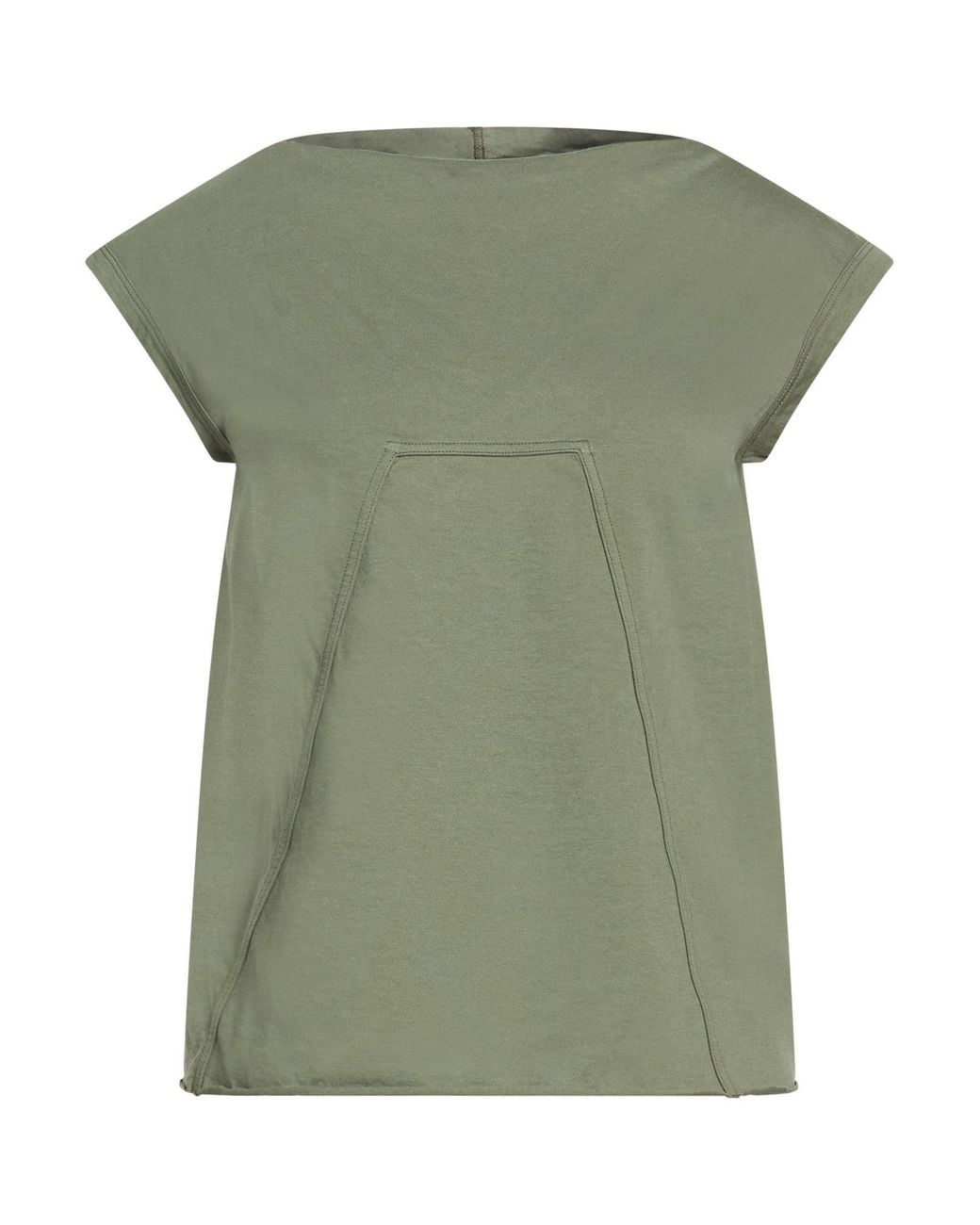 Rick Owens Green Military Top Cotton