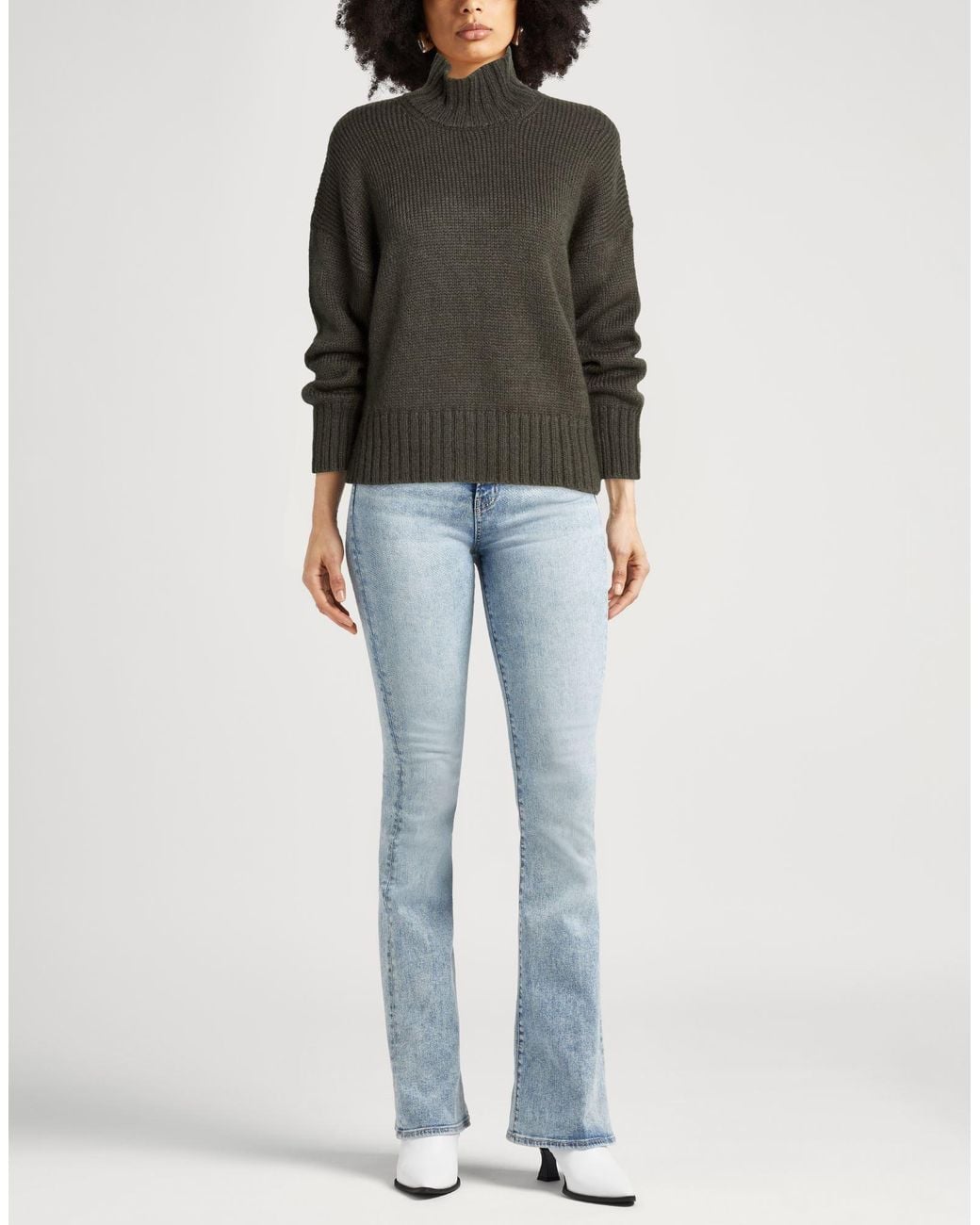 Alpha Studio Black Turtleneck