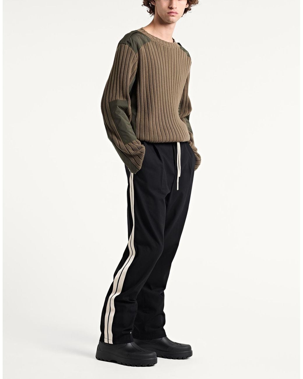 Palm Angels Black Pants for men