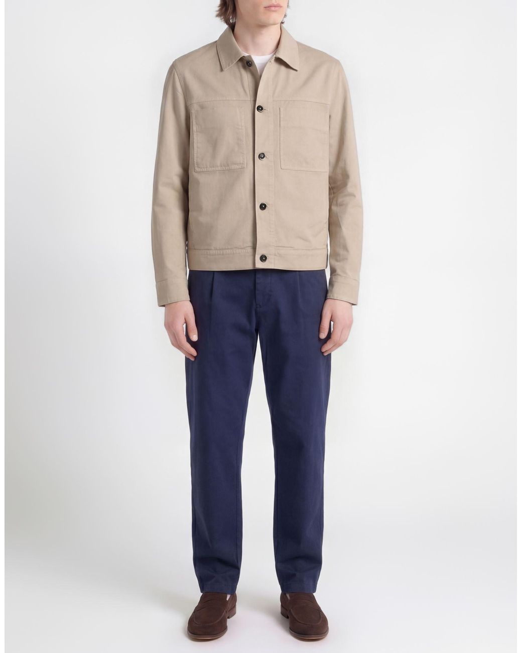 Barena Natural Jacket Cotton, Elastane for men