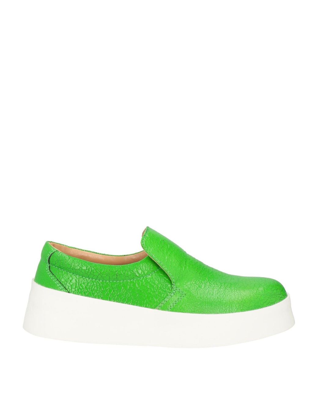 J.W. Anderson Green Sneakers Calfskin