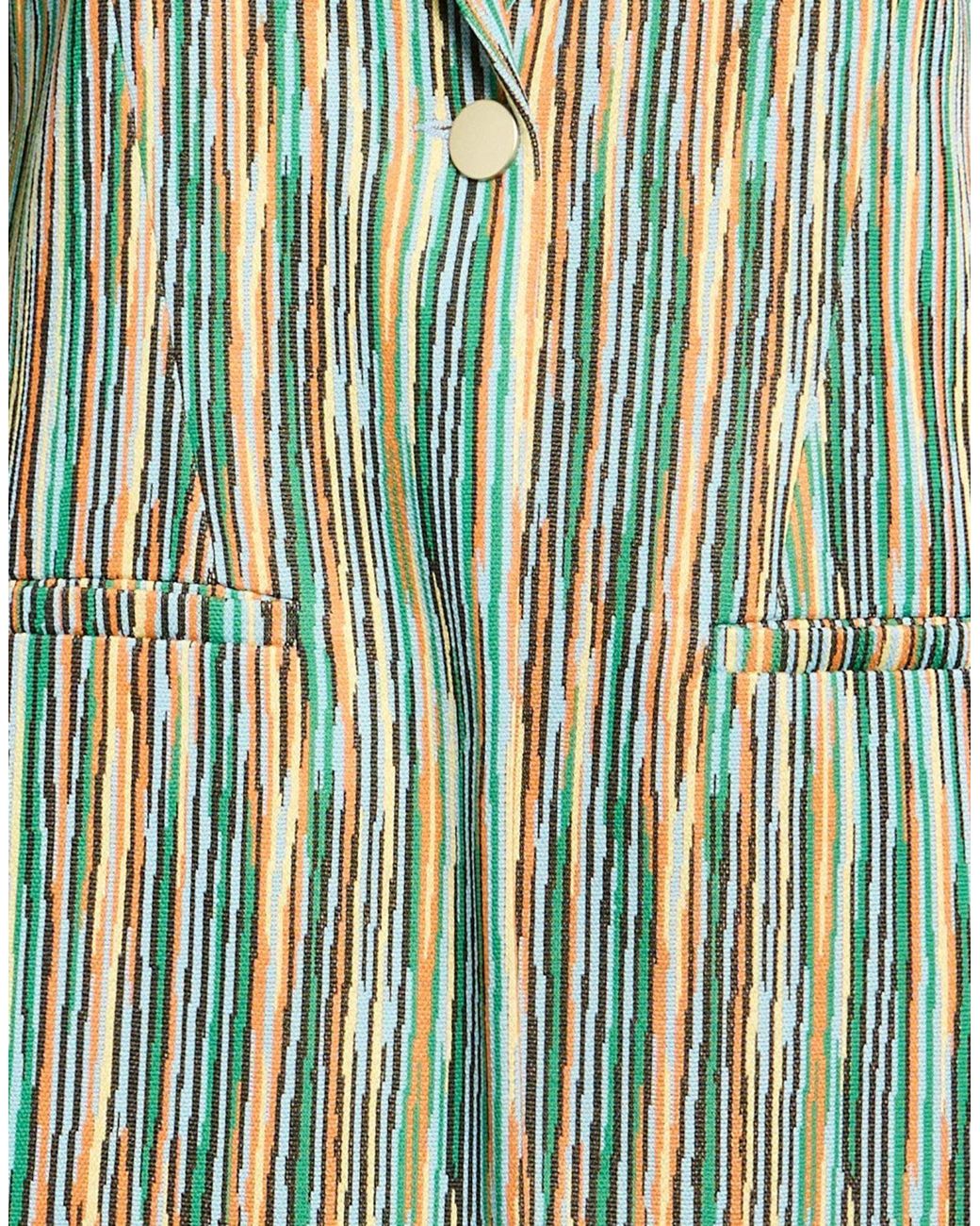 Suoli Green Blazer Viscose, Polyester, Elastane