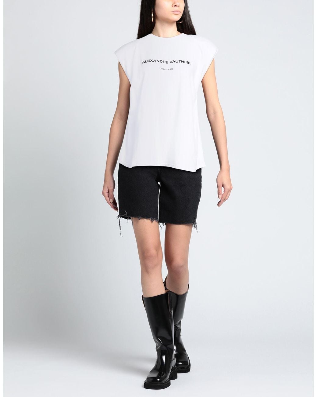 Alexandre Vauthier White T-Shirt Cotton