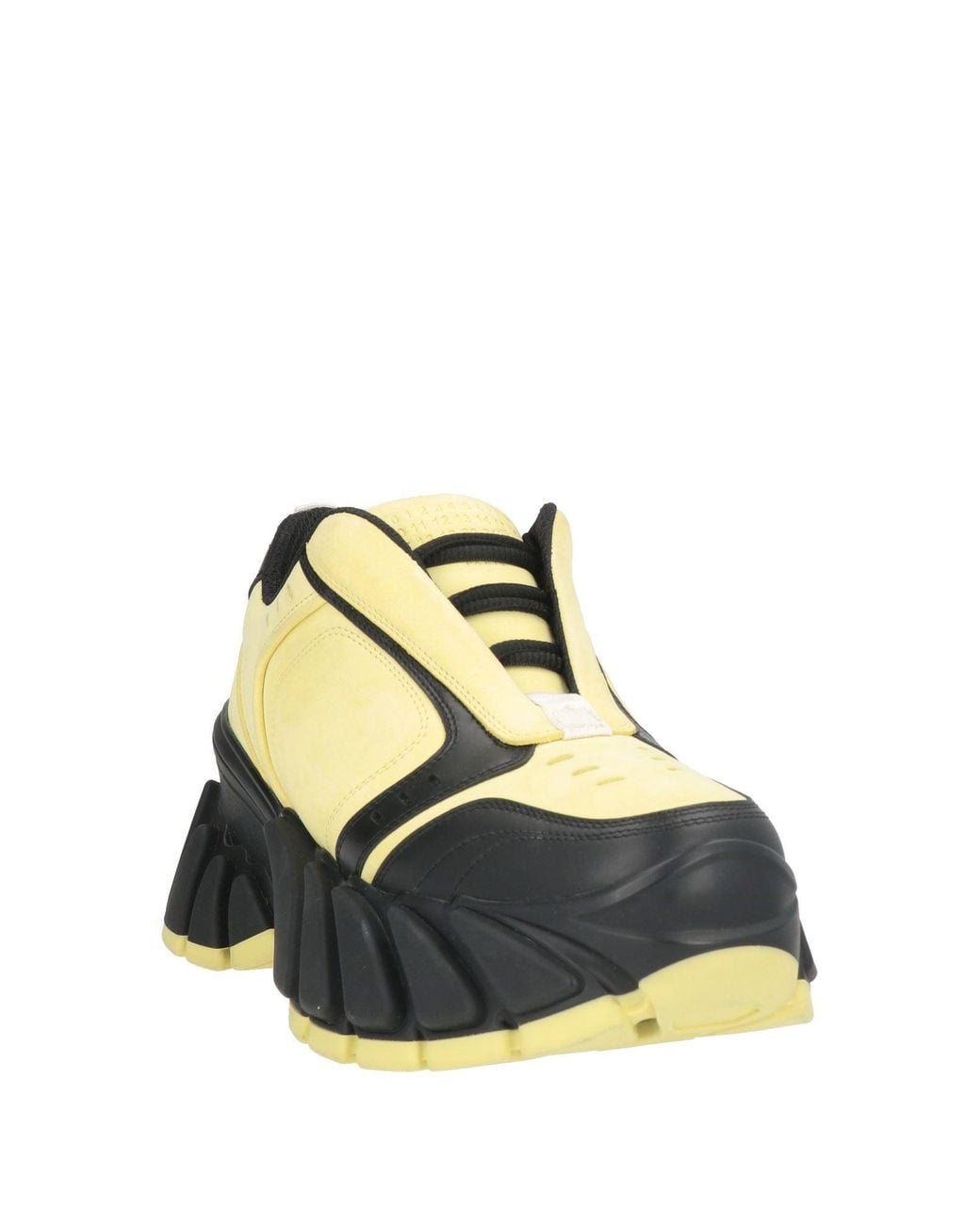 Maison Margiela Yellow Colorblock Platform Sneakers
