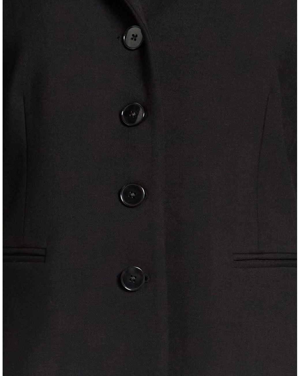 Lardini Black Blazer Polyester, Virgin Wool, Elastane, Polyamide