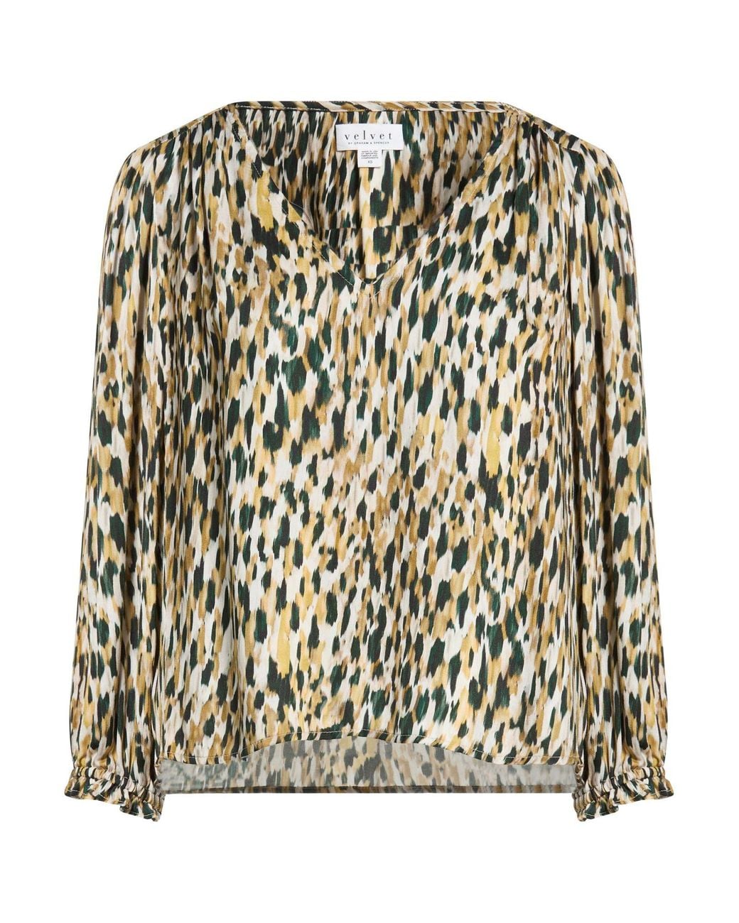 Velvet By Graham & Spencer Black Top Viscose