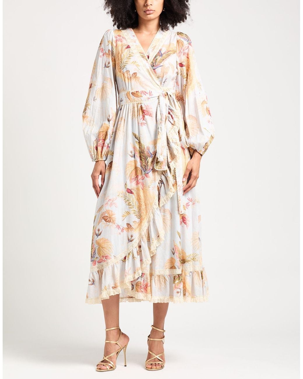 Zimmermann Natural Ivory Maxi Dress Cotton