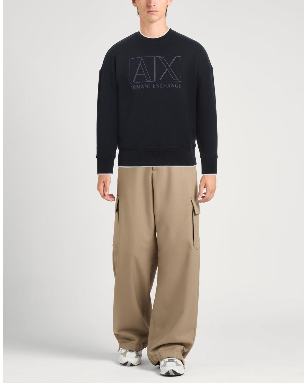 ARMANI EXCHANGE Blue Sweatshirt for men