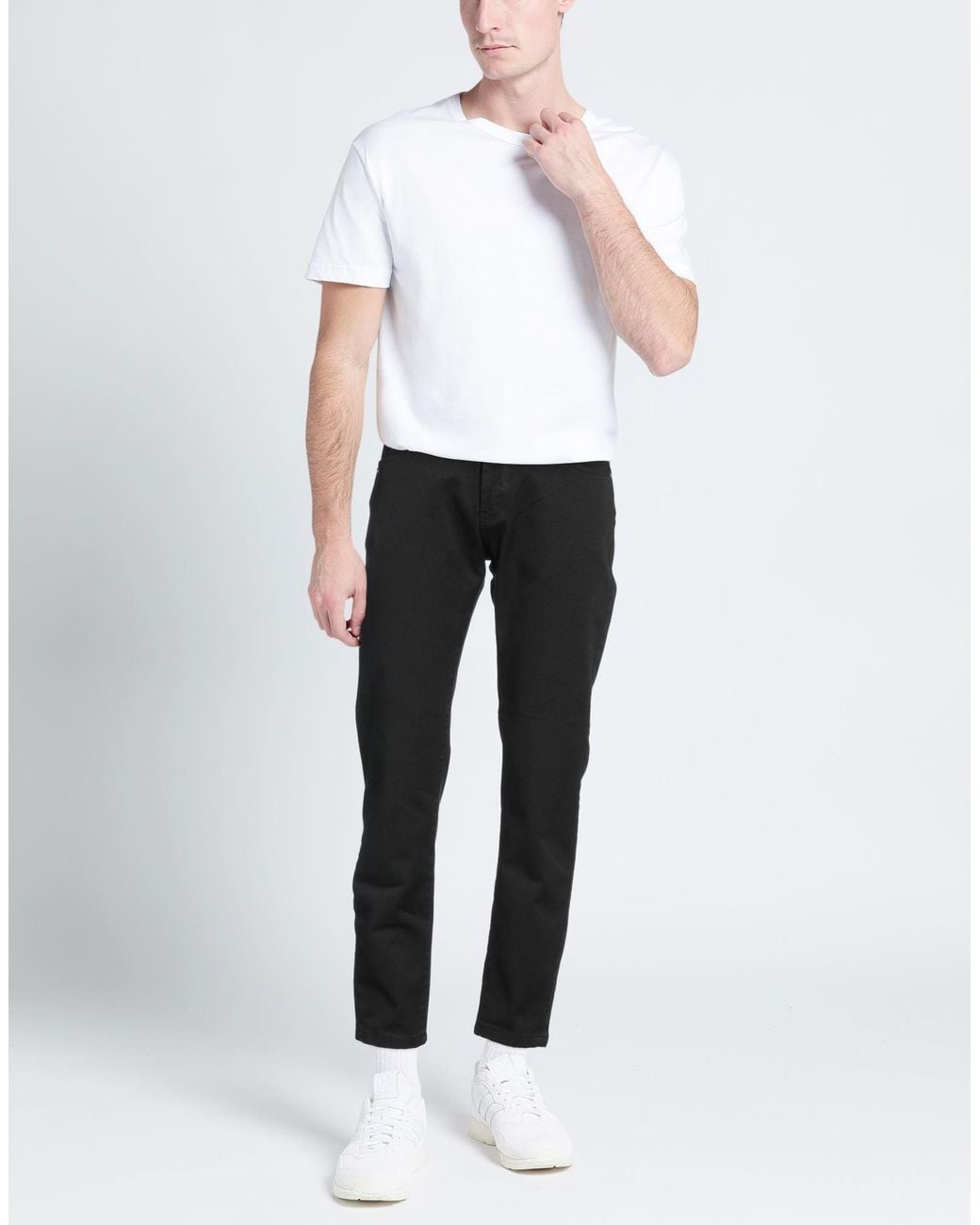Daniele Alessandrini Black Trouser for men
