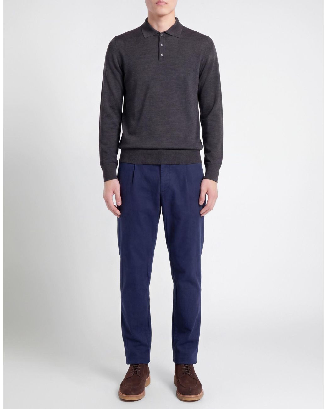 Barena Gray Sweater Merino Wool for men