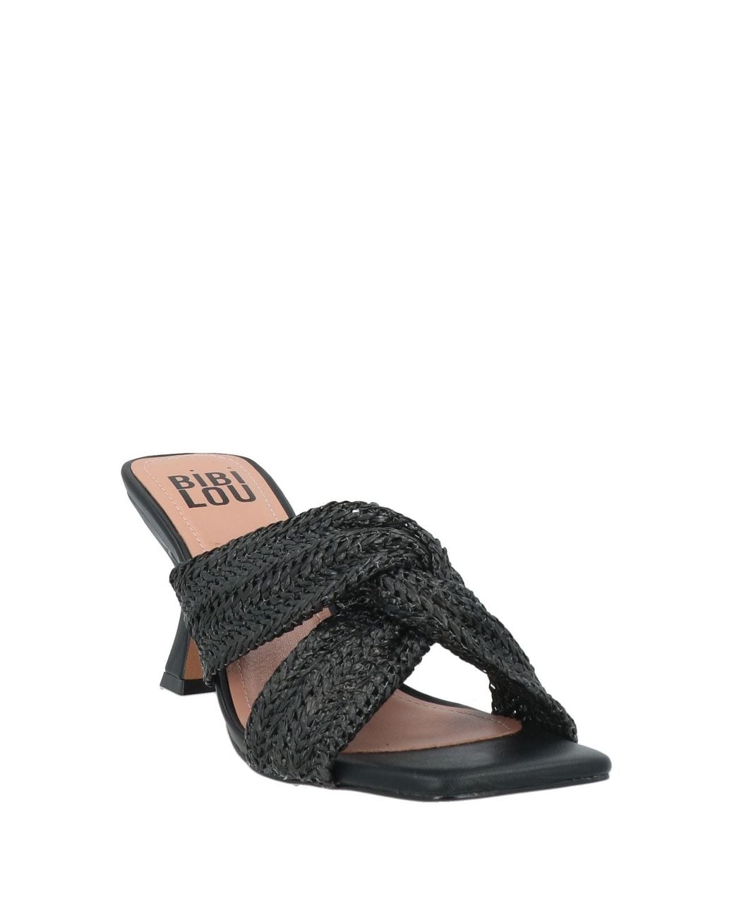 Bibi Lou Black Sandals Textile Fibers