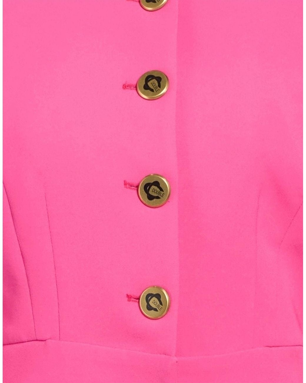 DOUBLE C Pink Fuchsia Jacket Polyester, Elastane