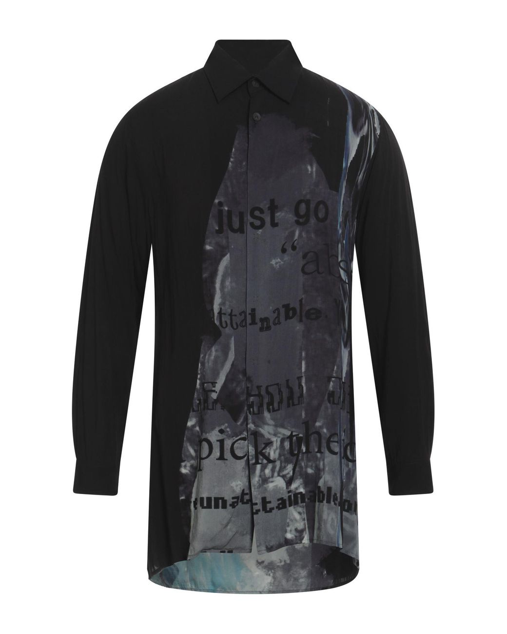 Yohji Yamamoto Shirt Rayon in Black for Men | Lyst