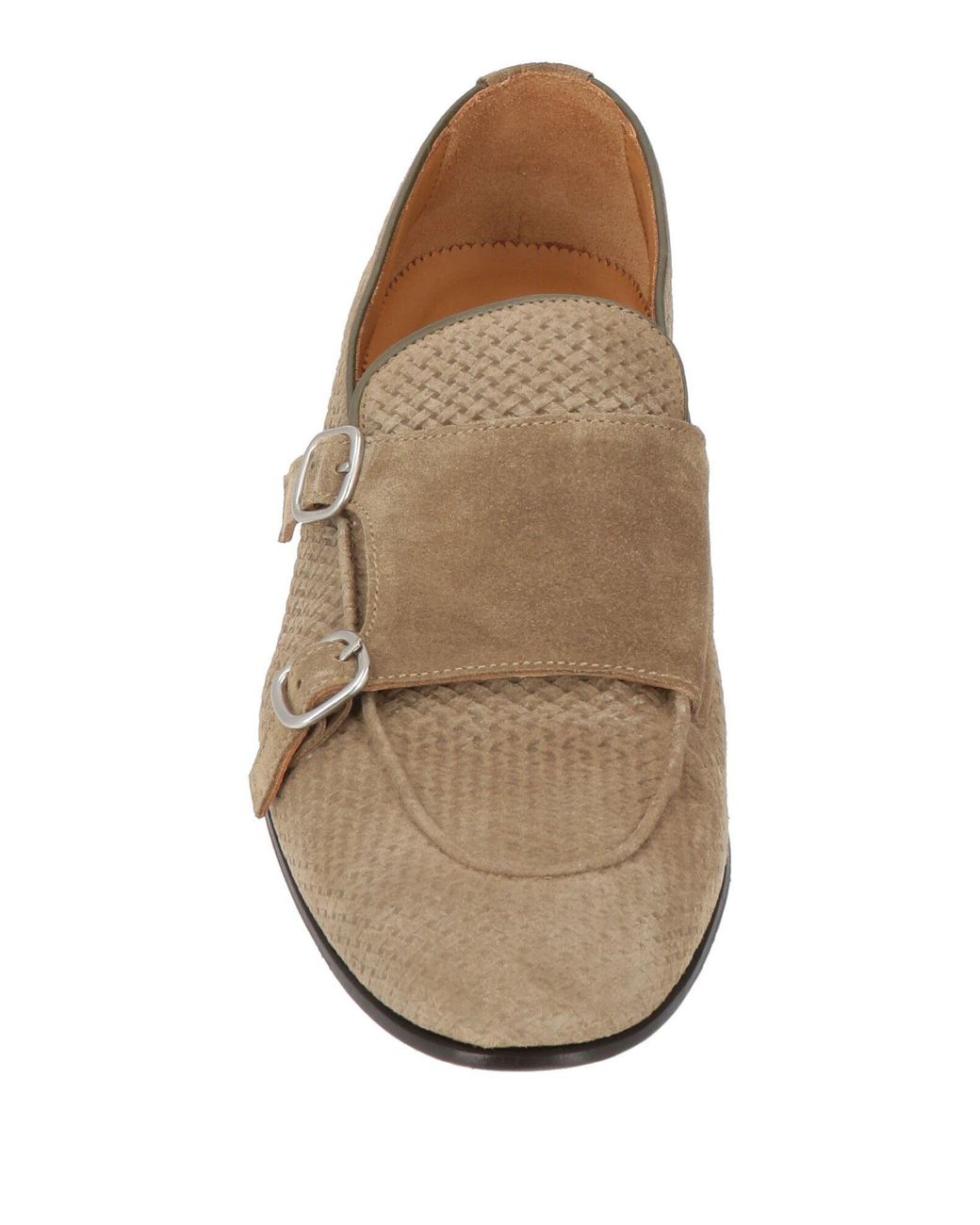 Calce Green Loafers Leather for men