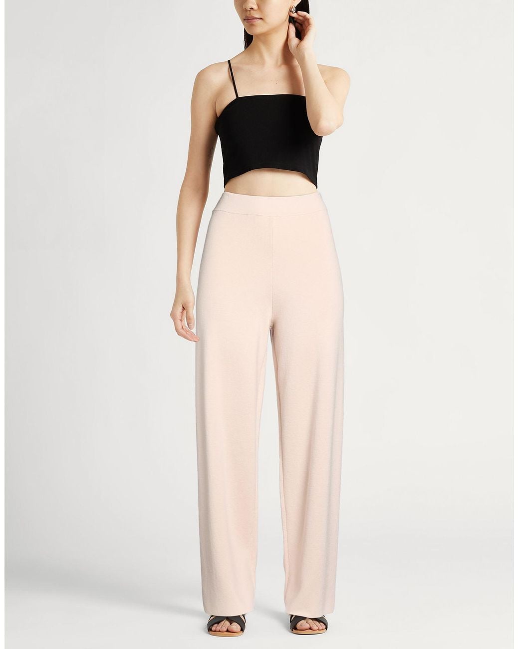 Fabiana Filippi Natural Blush Pants Virgin Wool