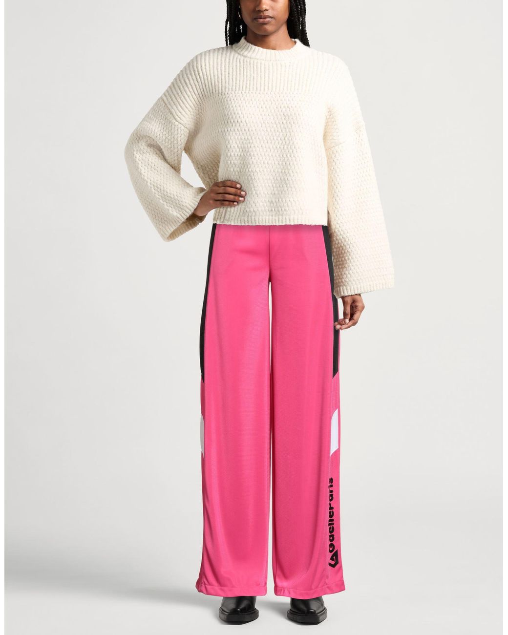 Gaelle Paris Pink Pants Polyester