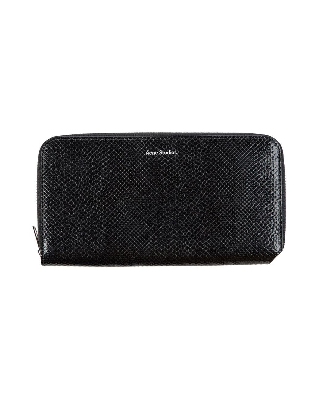 Acne Black Wallet Leather