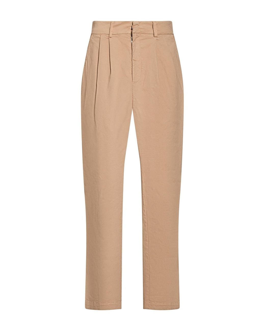 White Sand Natural Light Pants Pima Cotton, Cotton, Elastane