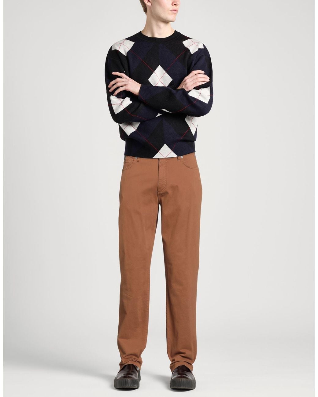 Zegna Brown Pants for men