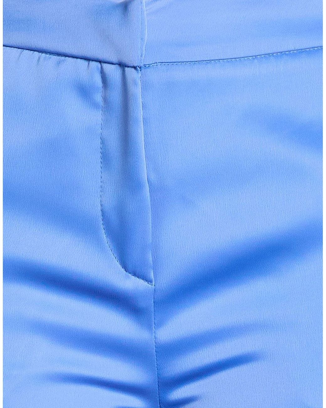 Nora Barth Blue Pants Polyester, Elastane