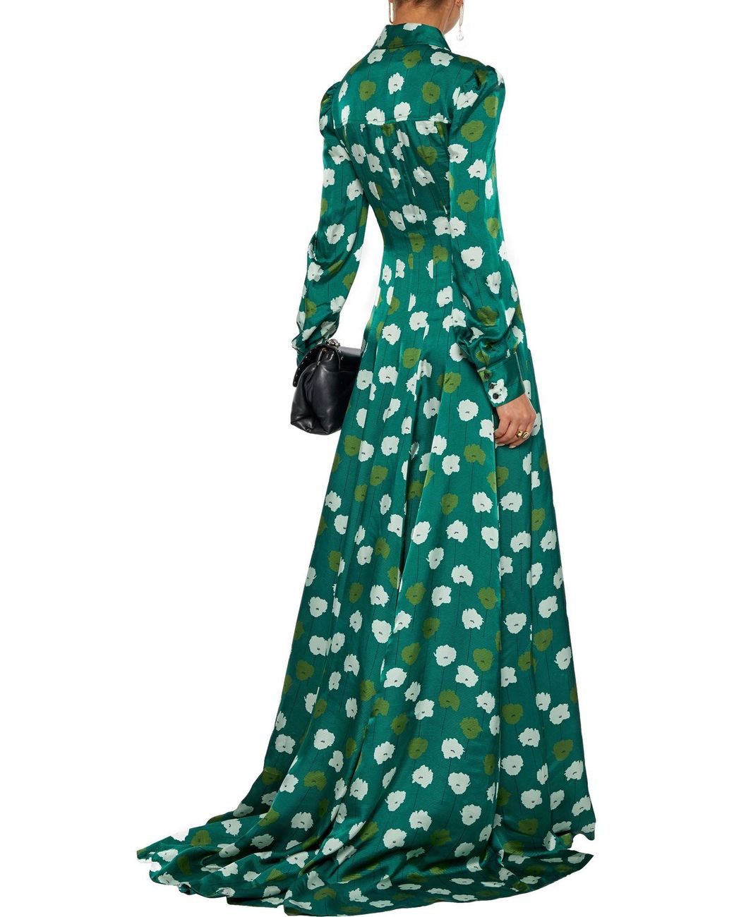 Vestido largo Carolina Herrera de color Verde | Lyst