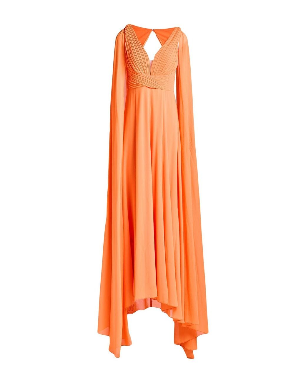 No Secrets Orange Maxi Dress