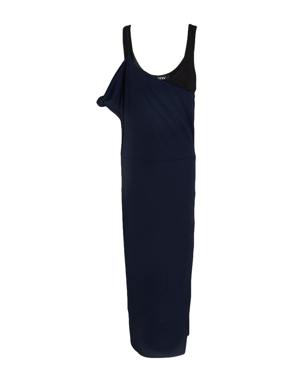 ATXV Blue Midnight Midi Dress Viscose