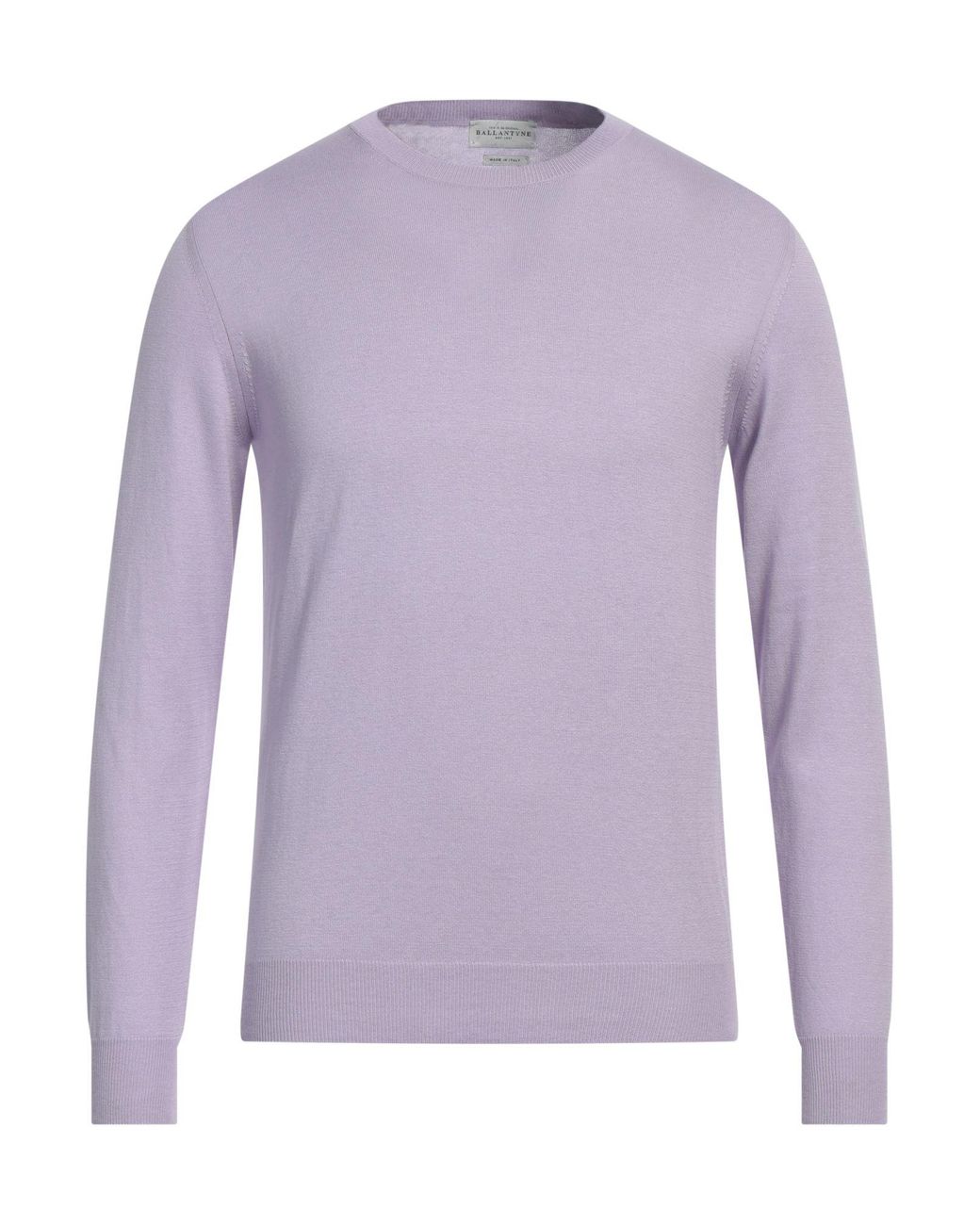 Ballantyne Purple Lilac Sweater Silk, Cotton for men