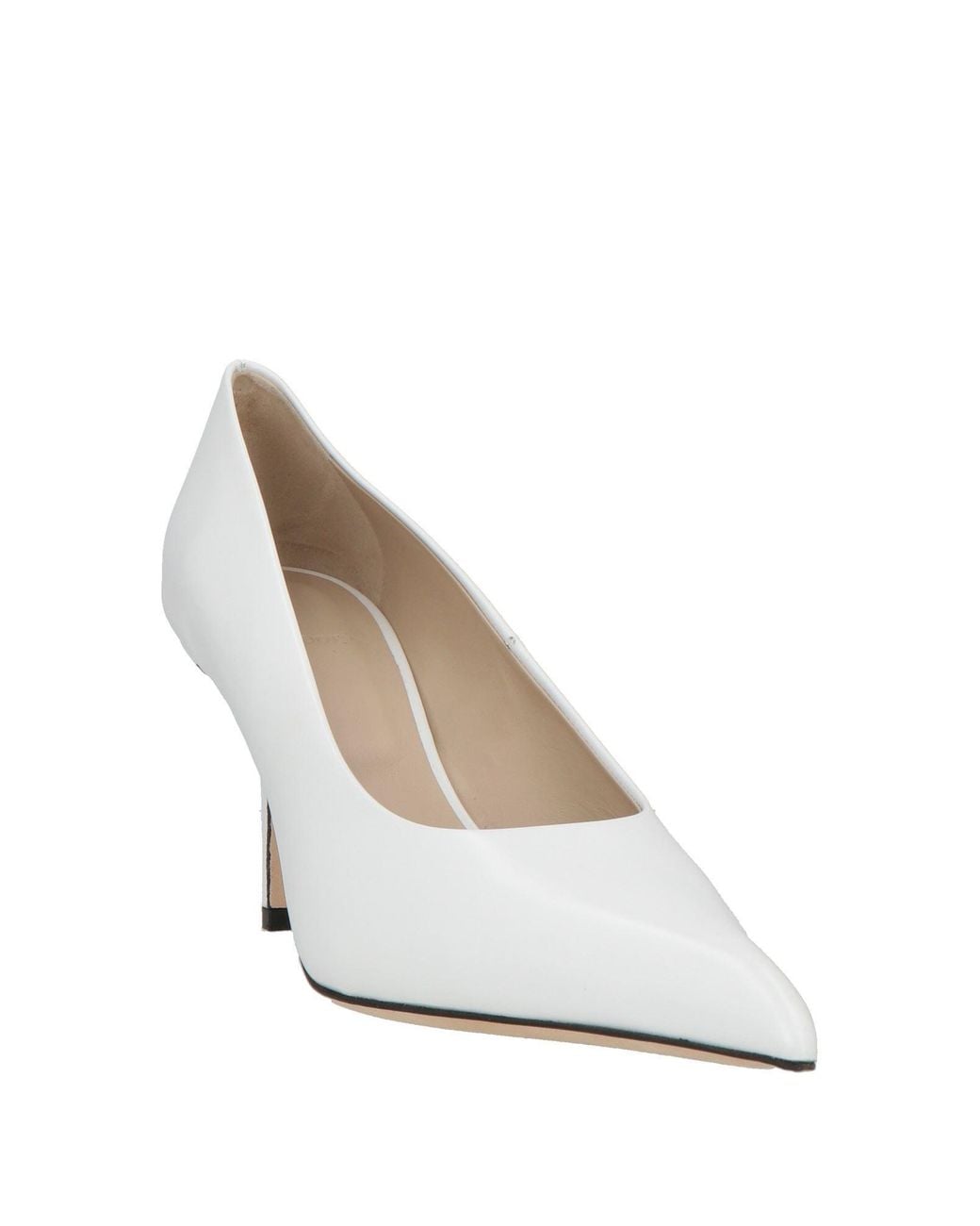 Theory White Pumps Leather