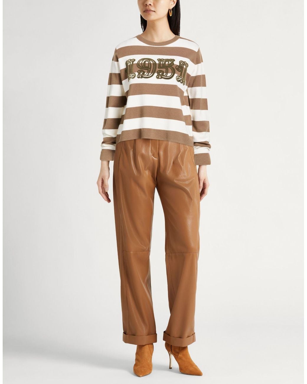Max Mara Brown Pullover