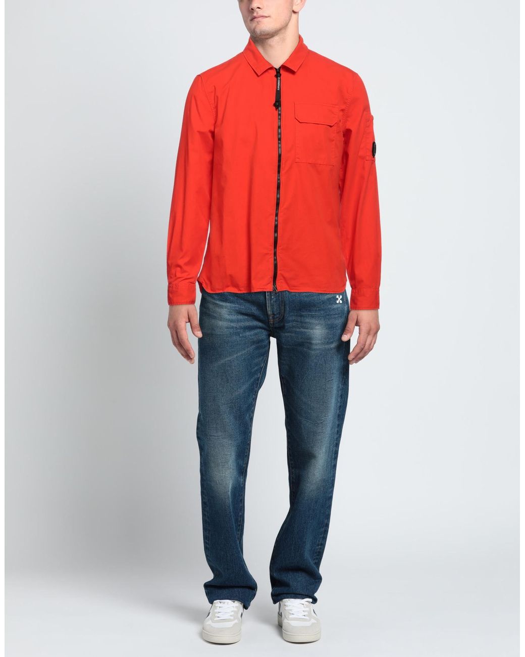 C P Company Red Shirt for men