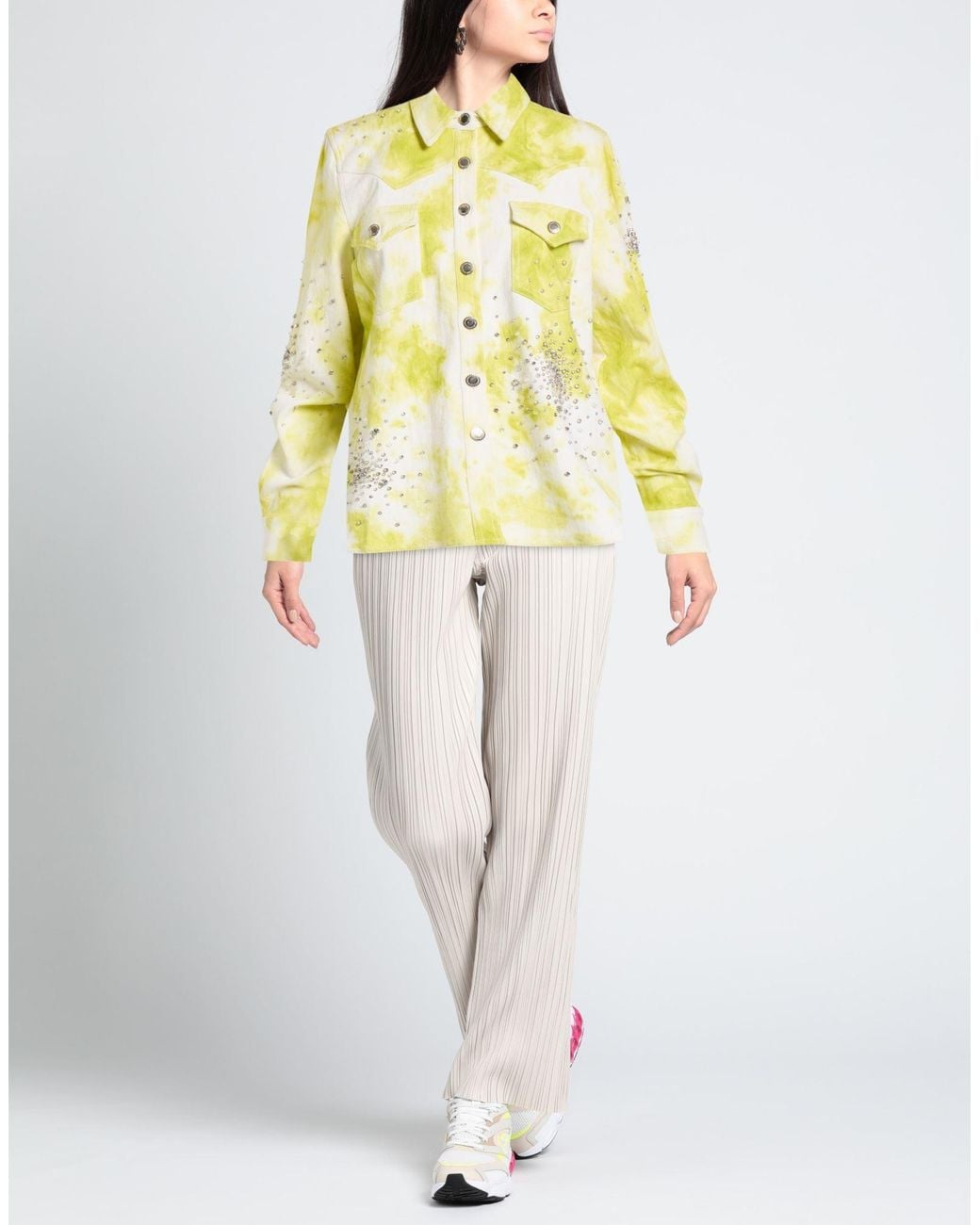 Chaqueta Vaquera DES_PHEMMES de color Yellow