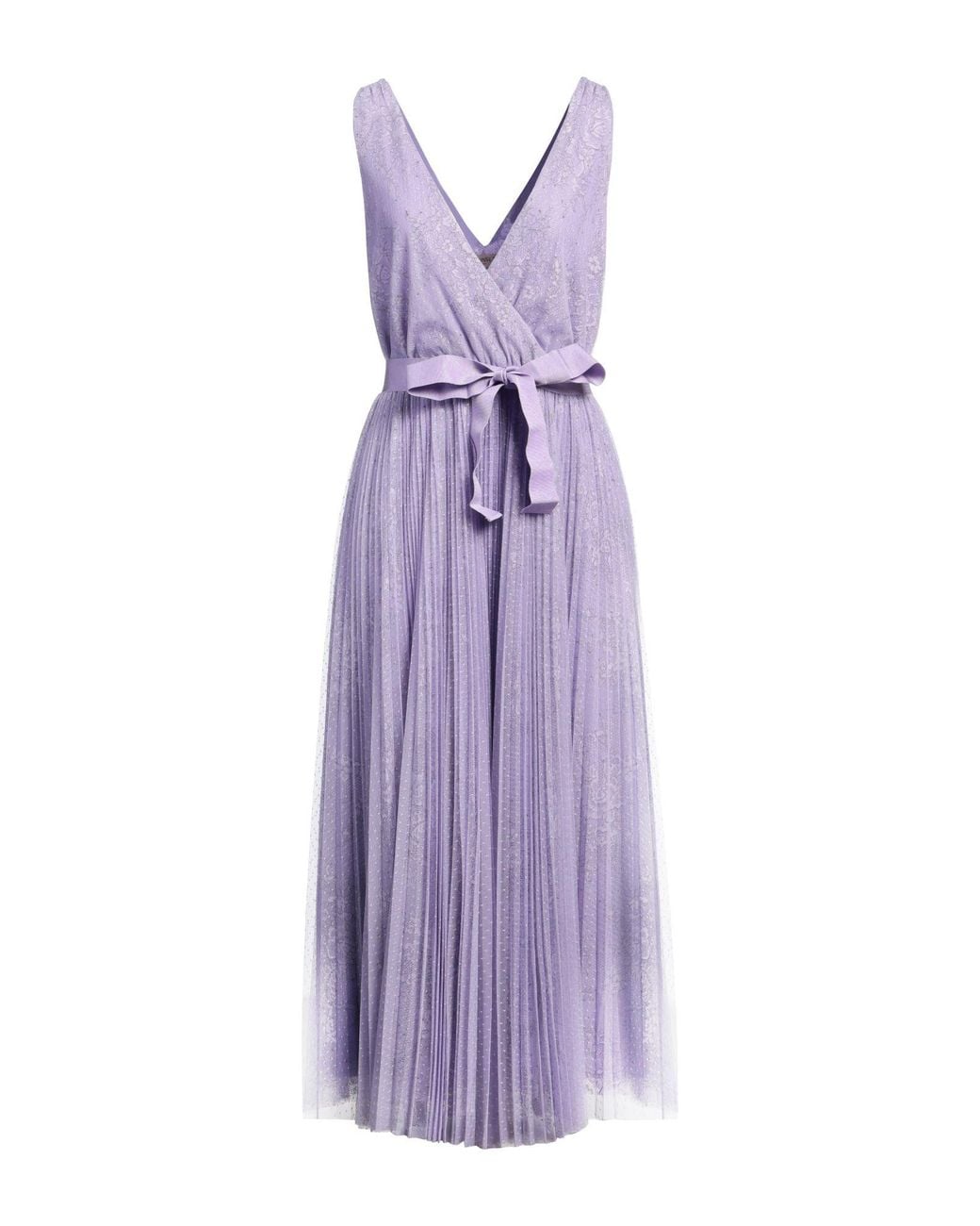 Twinset Purple Maxi Dress