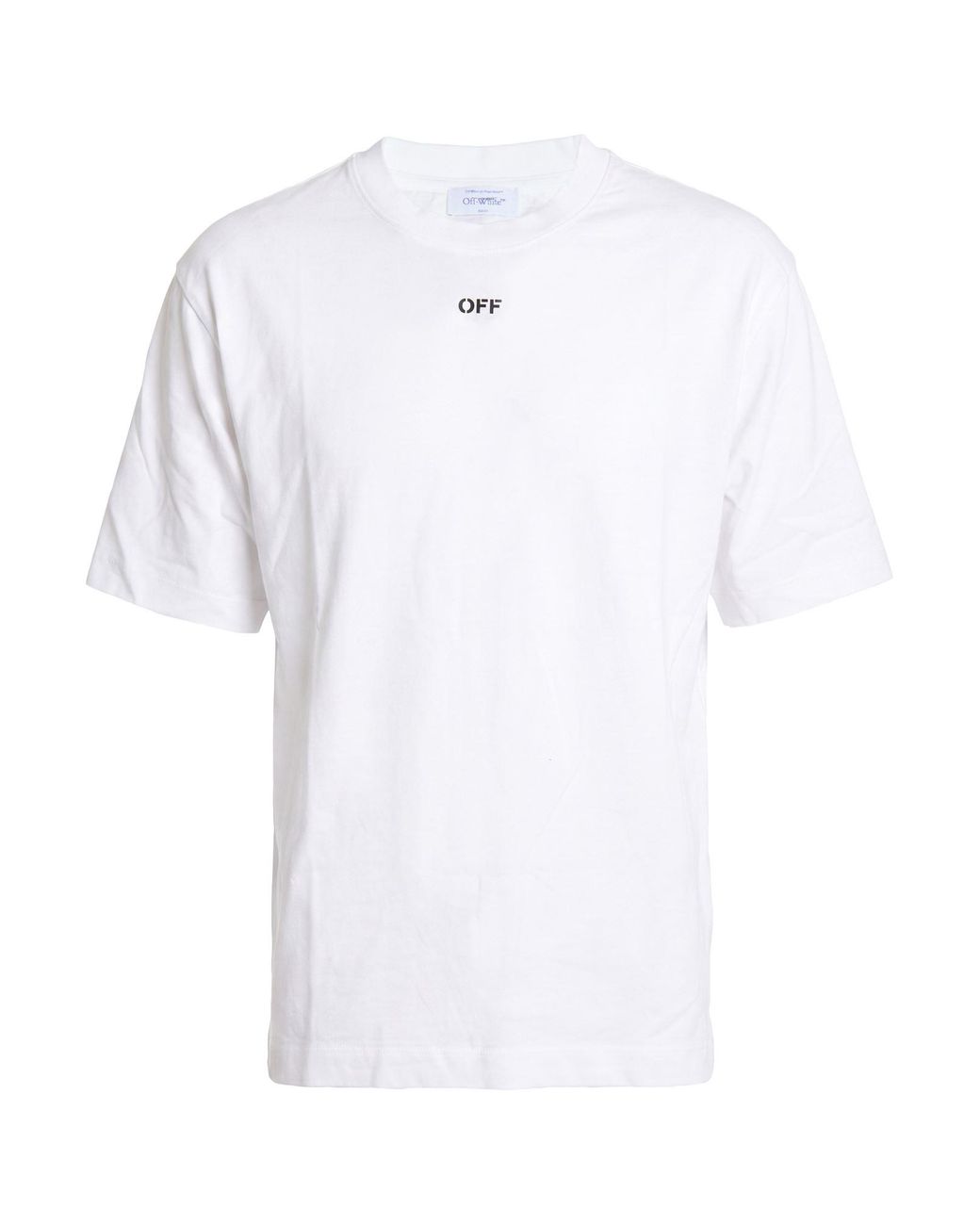 Off-White c/o Virgil Abloh White T-Shirt Cotton, Elastane for men