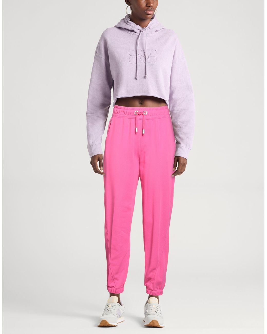 Jijil Pink Pants Cotton, Polyester