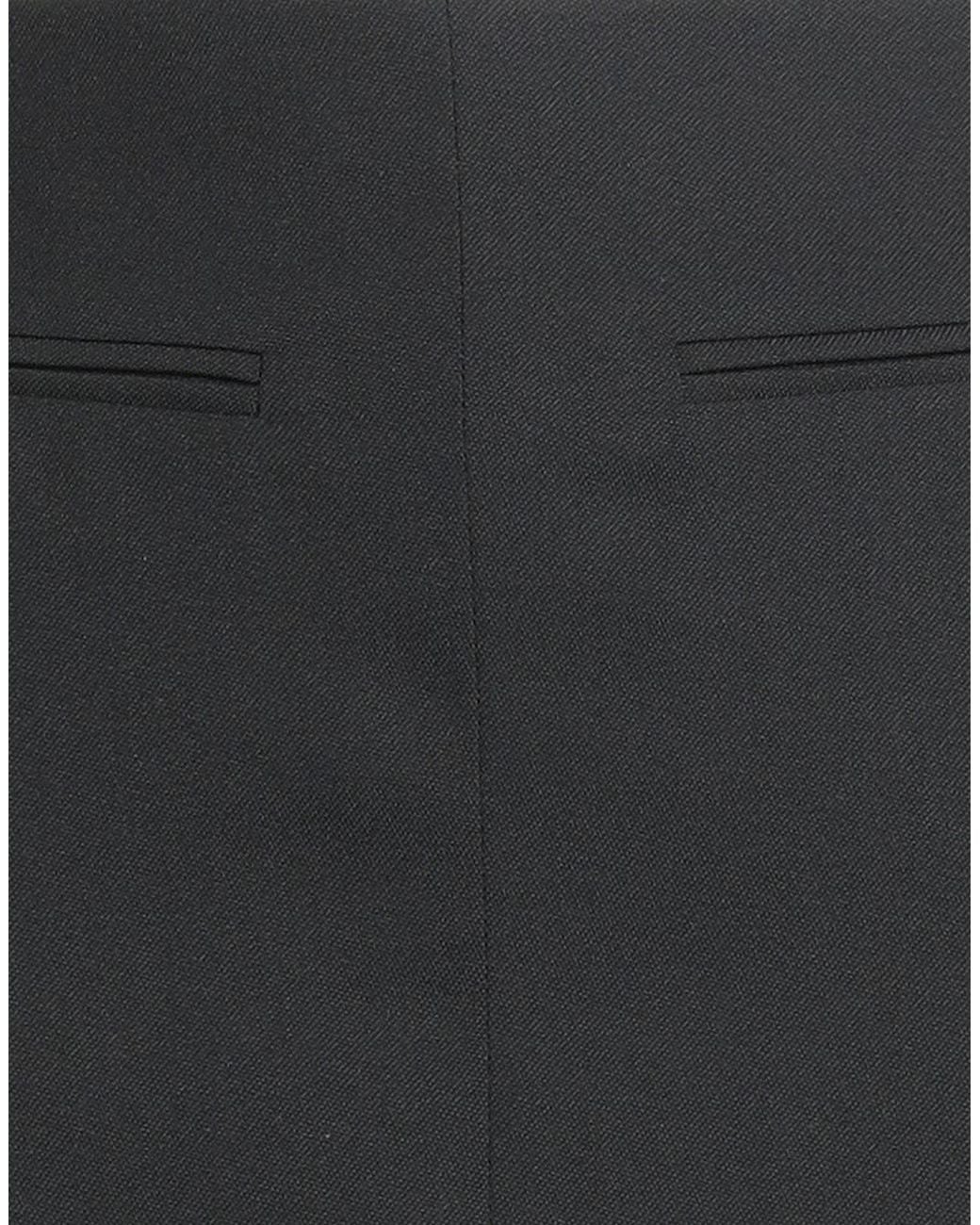 Courreges Black Mini Skirt Wool