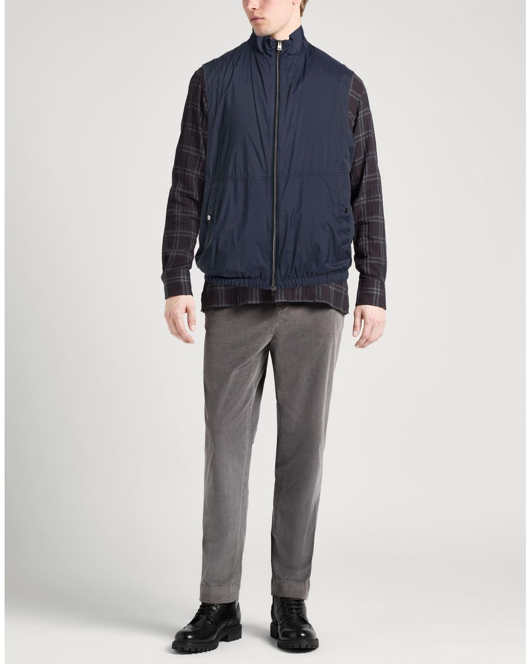 Herno Blue Gilet for men